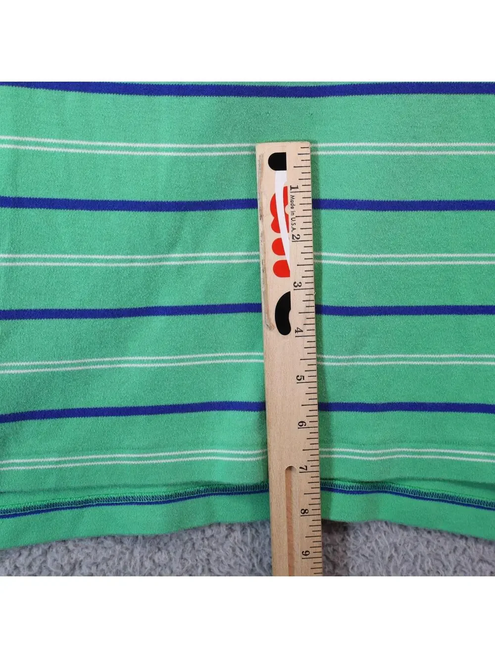 Polo Ralph Lauren Polo Shirt Men XXL Green Striped vtg tag